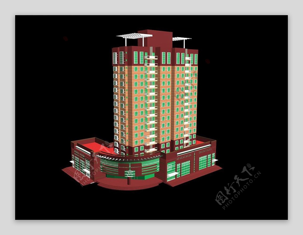 高层建筑模型MAX图片