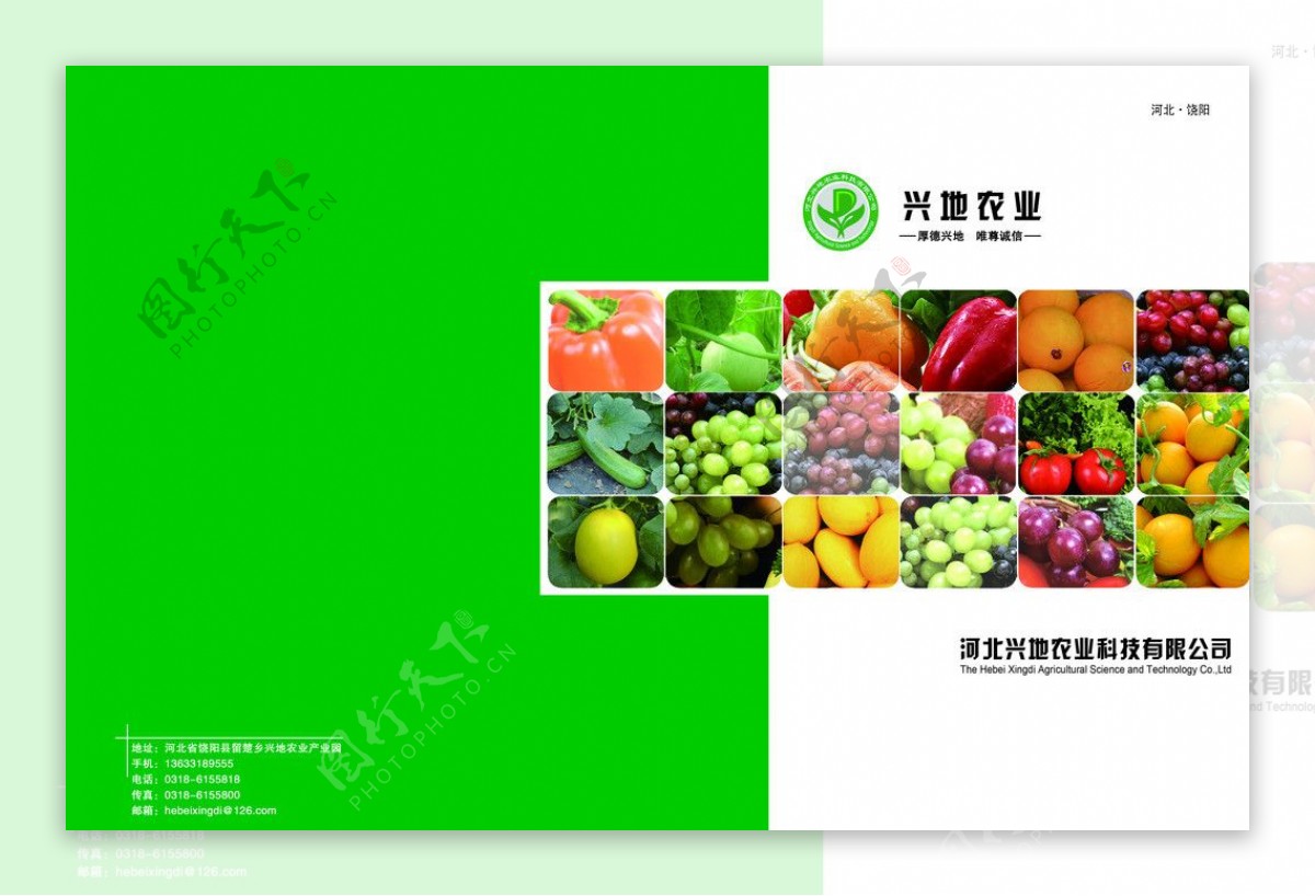 农业折页封面图片