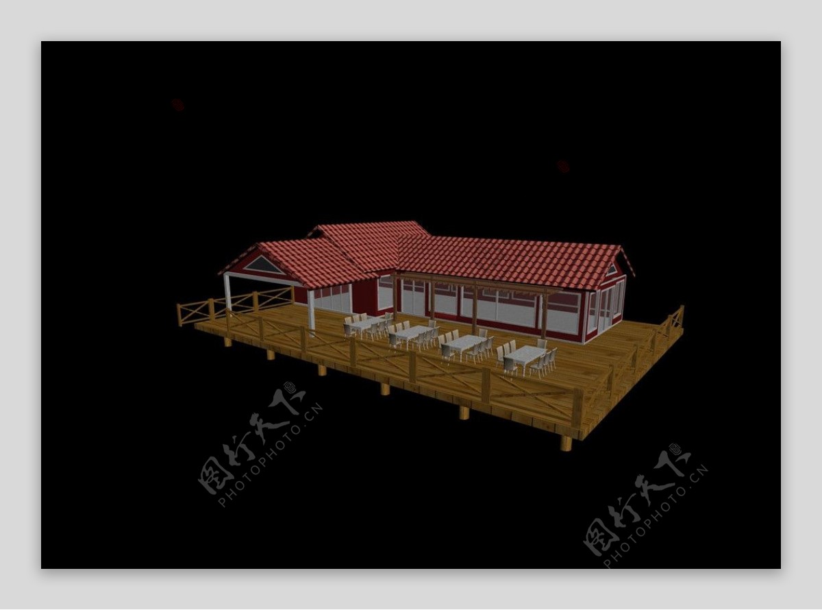 3D木屋酒店图片