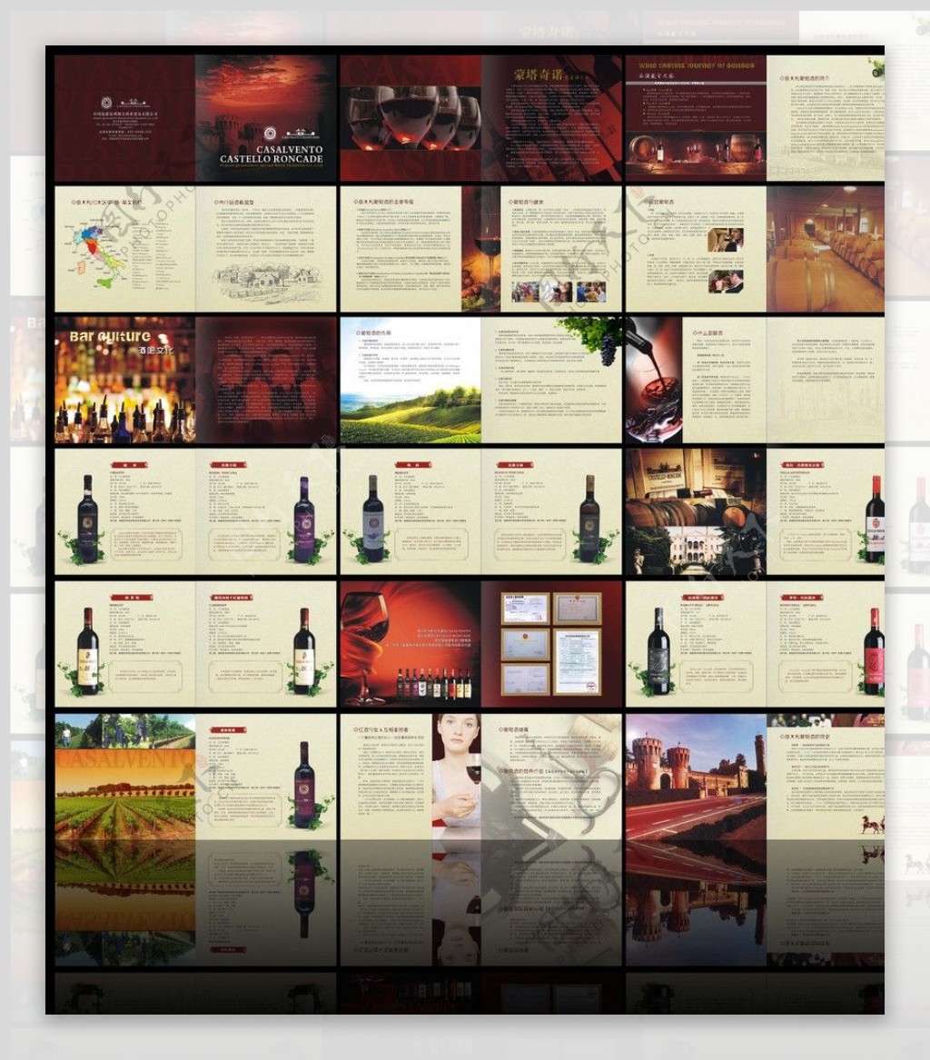 葡萄酒画册葡萄酒文化葡萄酒知识葡萄酒简介图片