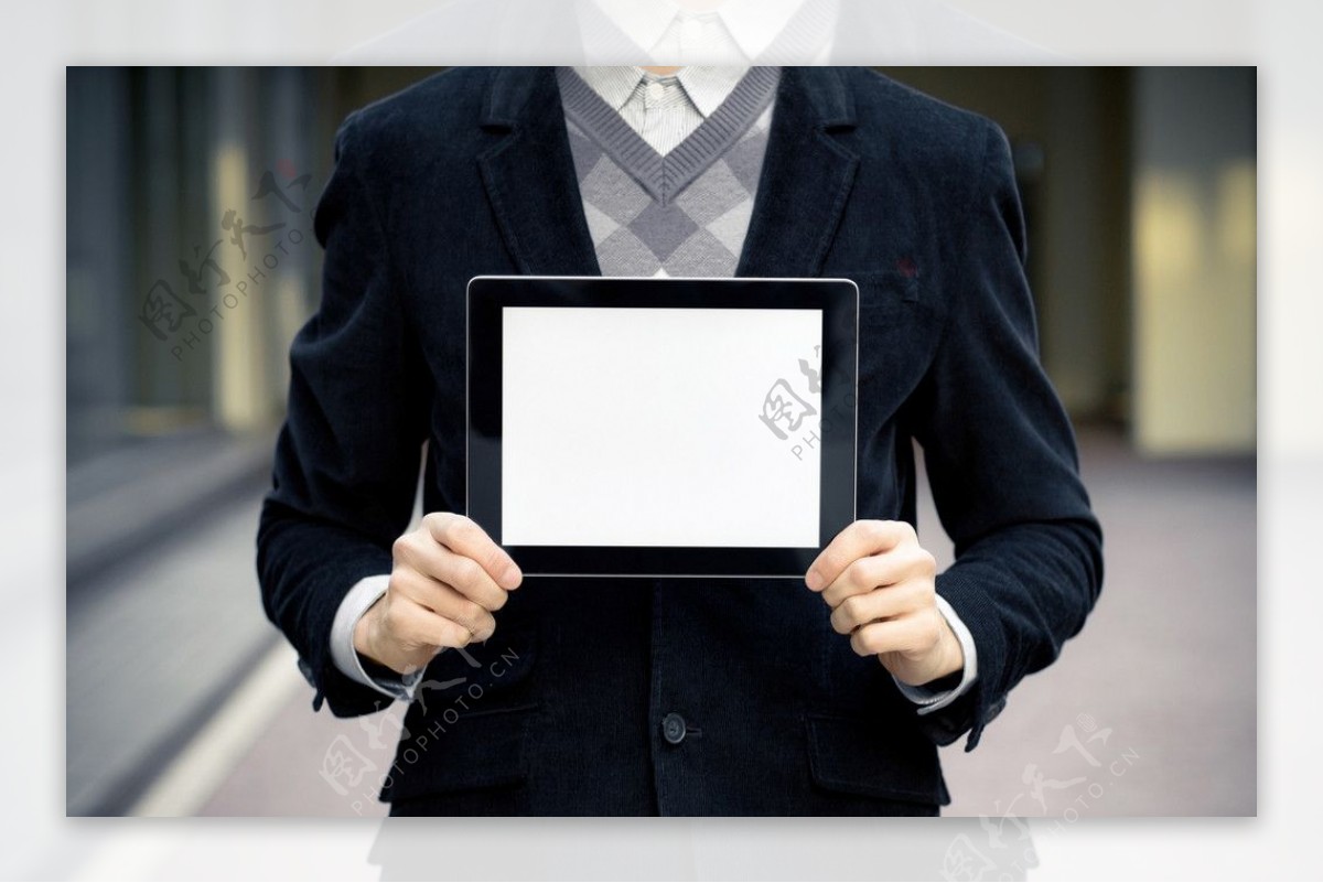 商务空白平板电脑图片