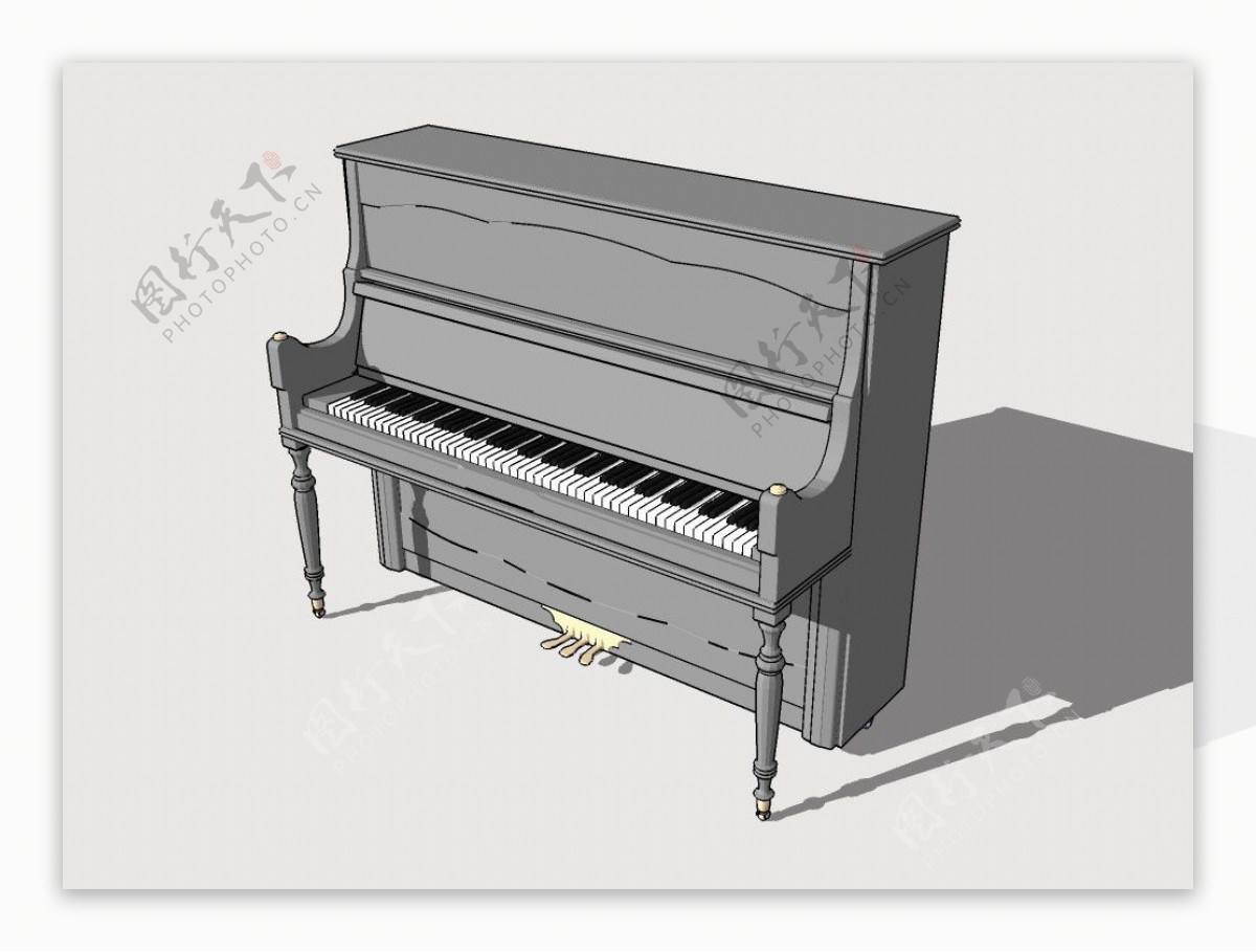 钢琴3D模型图片