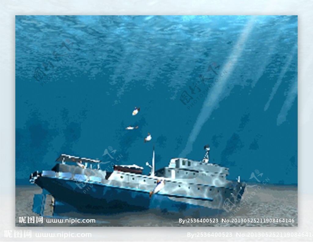 3dmax海底鱼动画图片