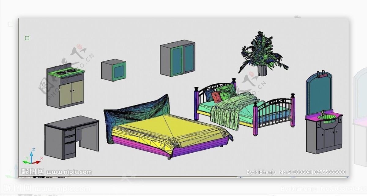 CAD家具模型图片