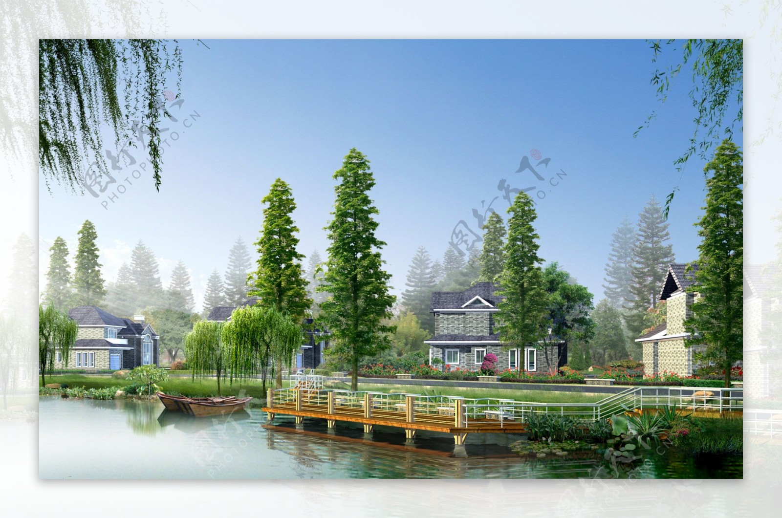房地产建筑园林设计图片