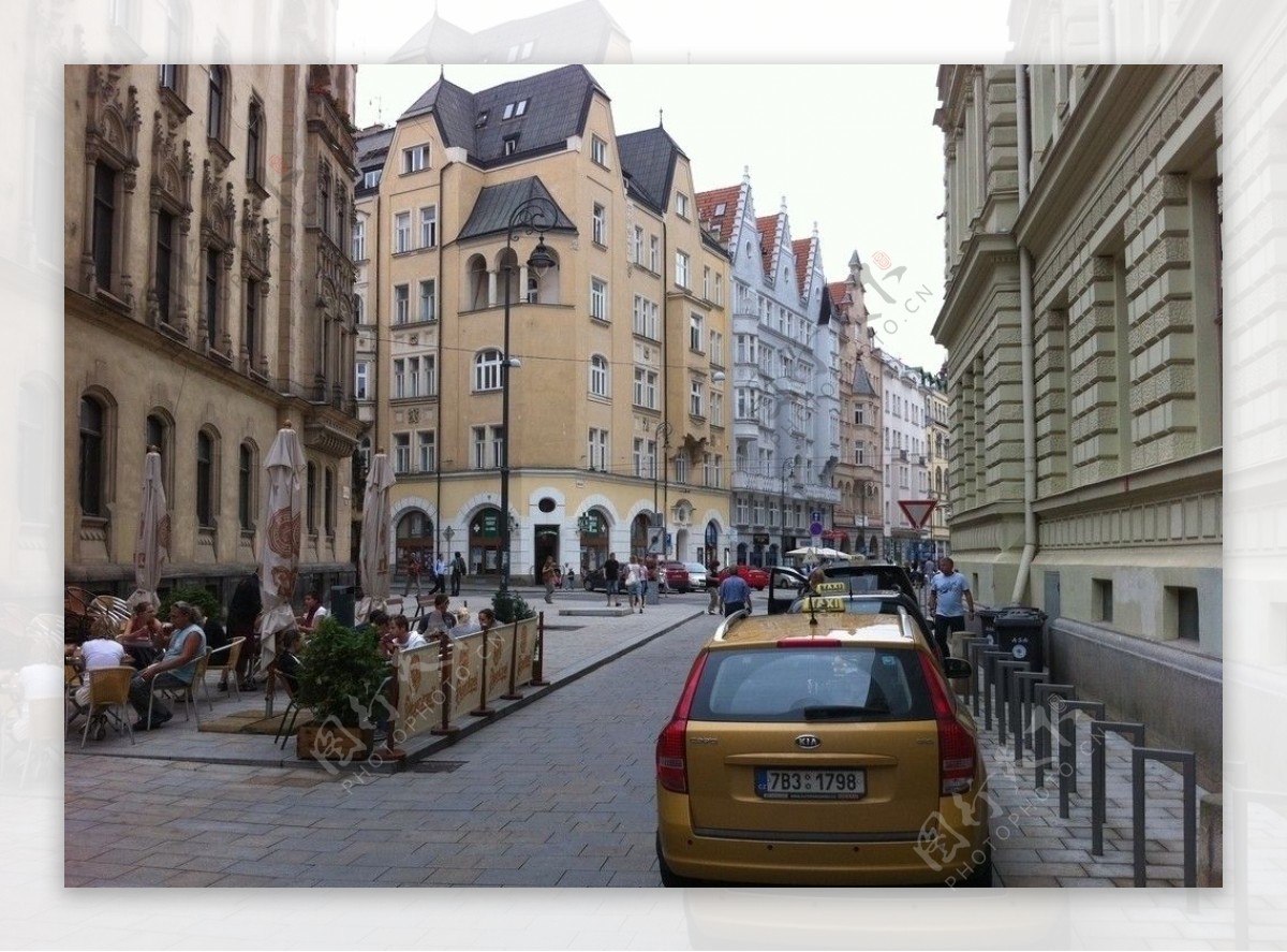 德国小街街景图片