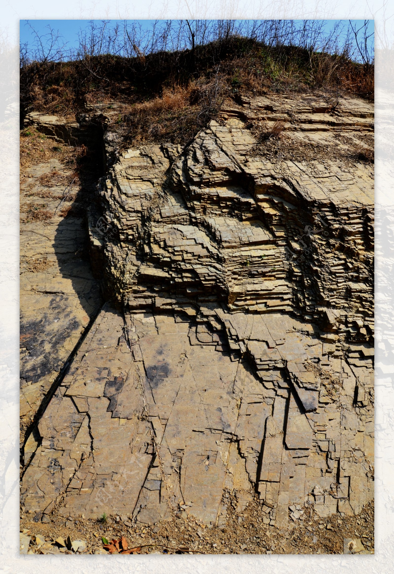 奇石页岩图片