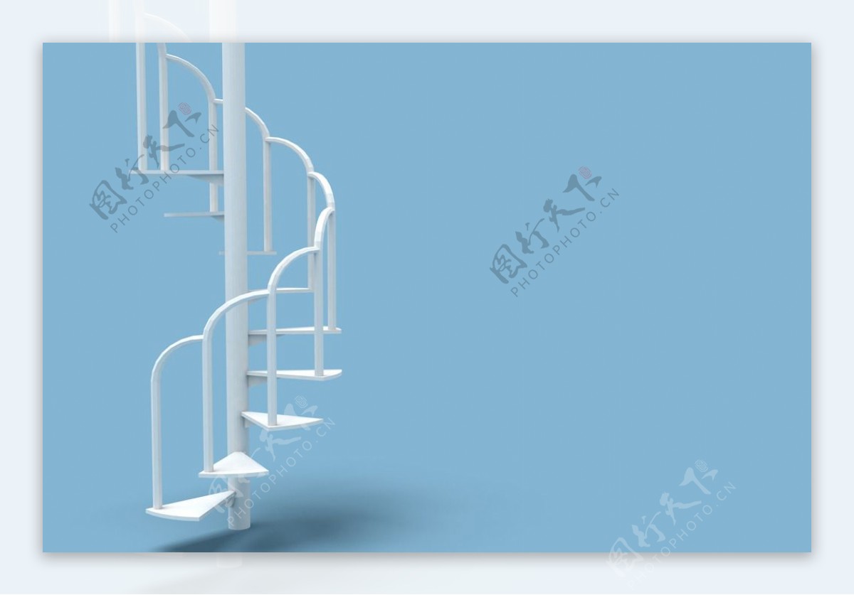 钢架结构螺旋楼梯图片