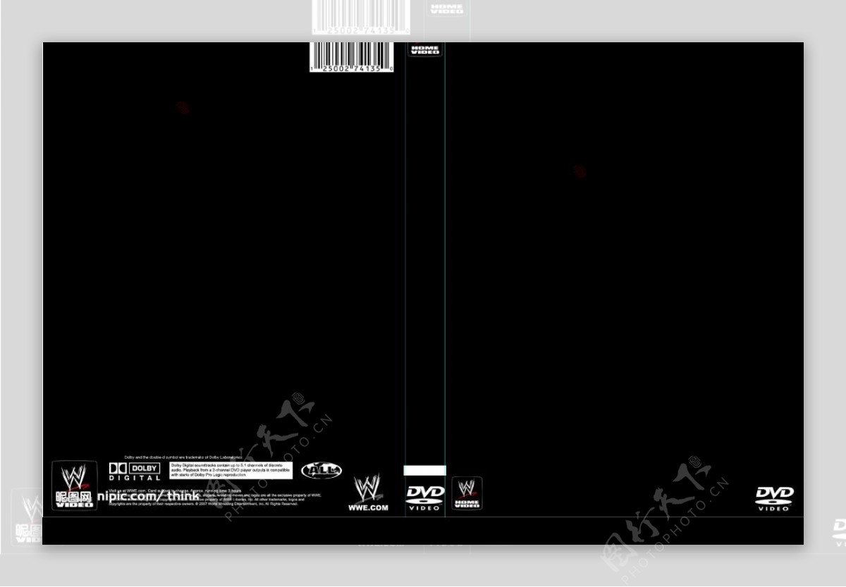 DVD包装模版图片