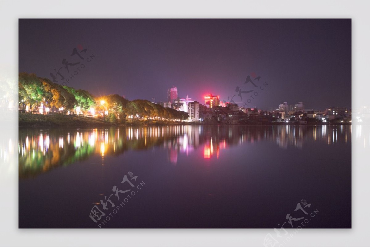鄱阳东湖夜景图片