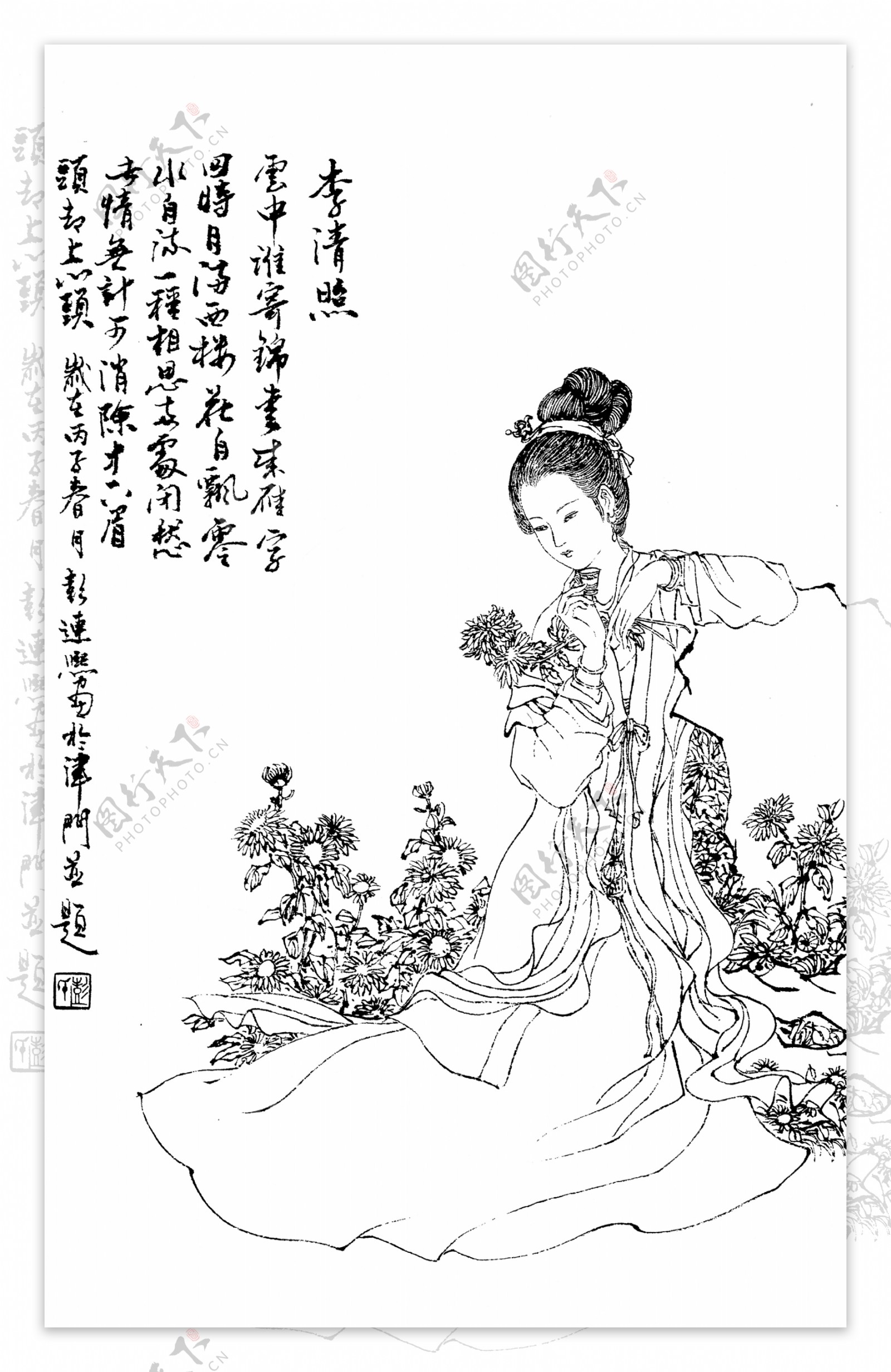 古代仕女图片