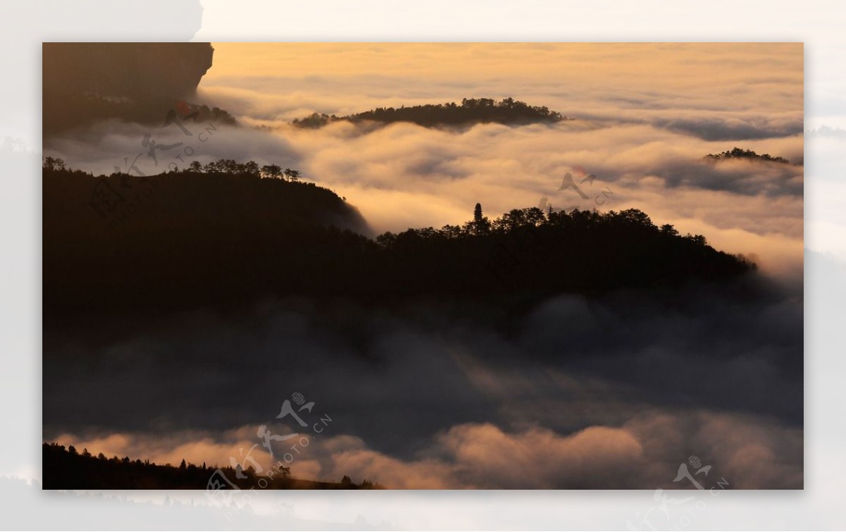 武夷山云海图片