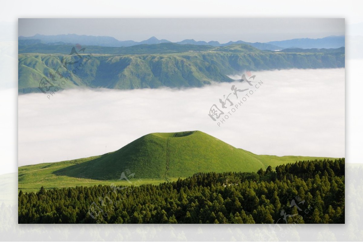 日本熊本山林风光图片