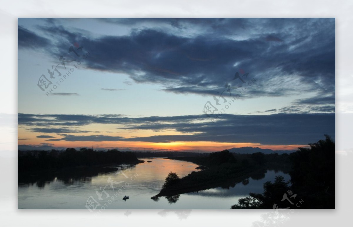 北戴河夕阳图片