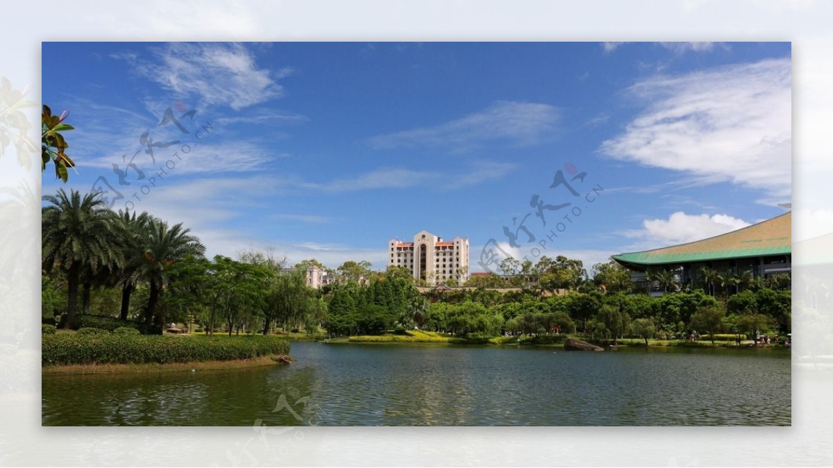 芙蓉湖风景图片