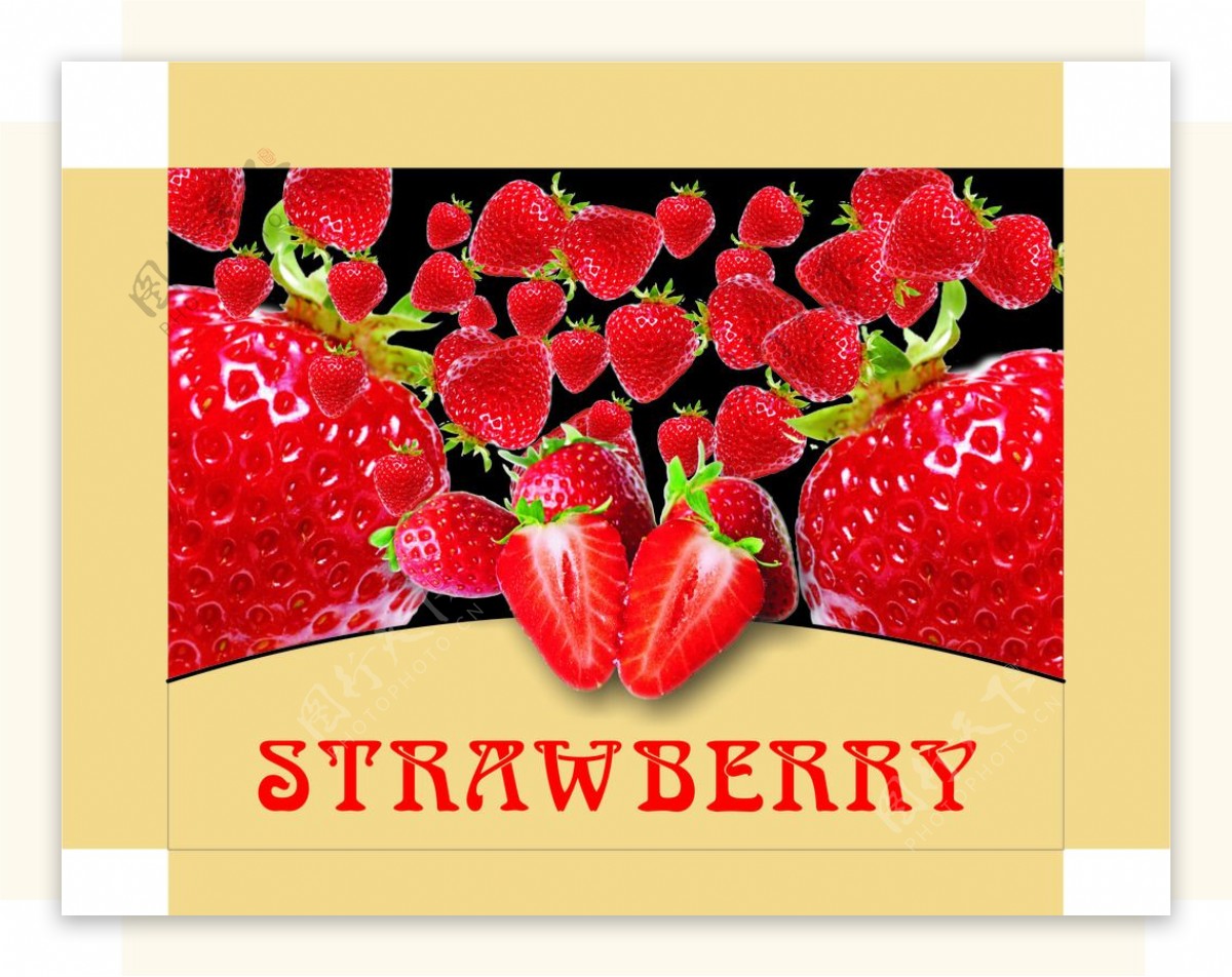 草莓礼盒 水果包装设计图__包装设计_广告设计_设计图库_昵图网nipic.com