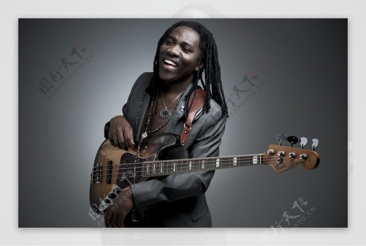 非洲吉他艺人图片