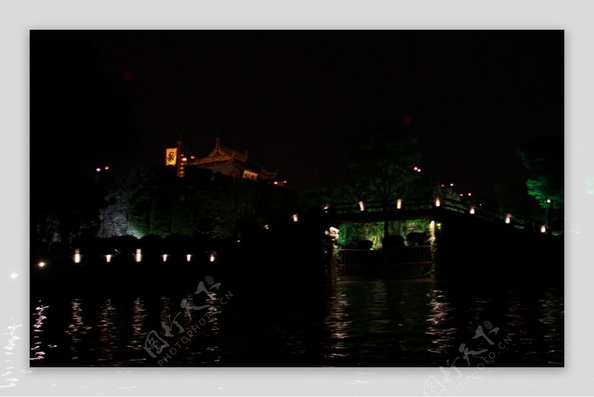苏州小清河夜景图片
