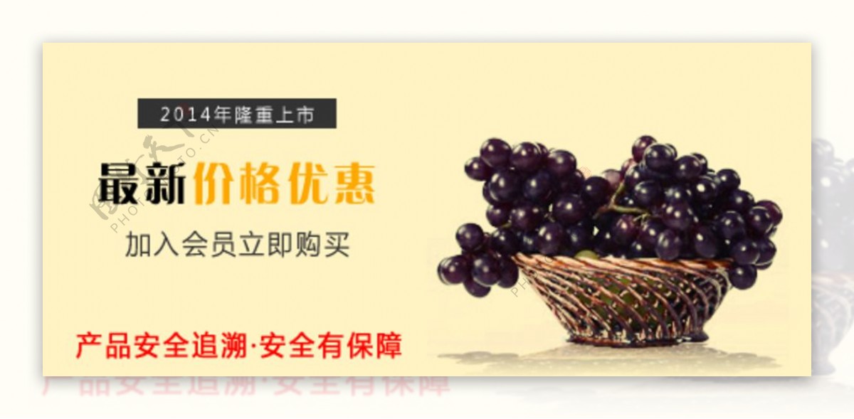 葡萄广告图图片