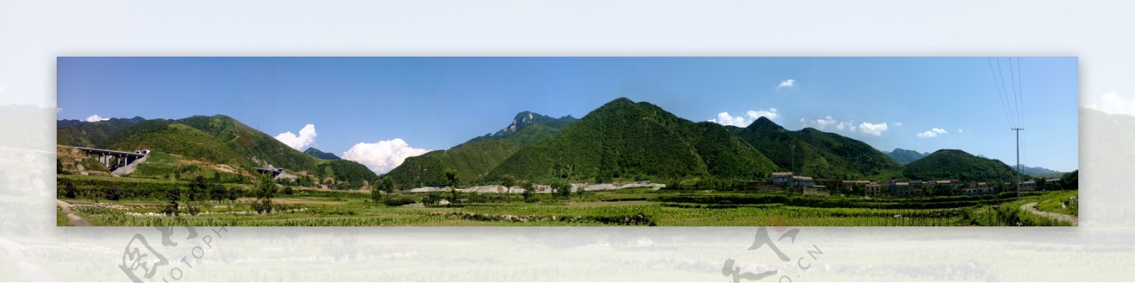 秦岭山图片