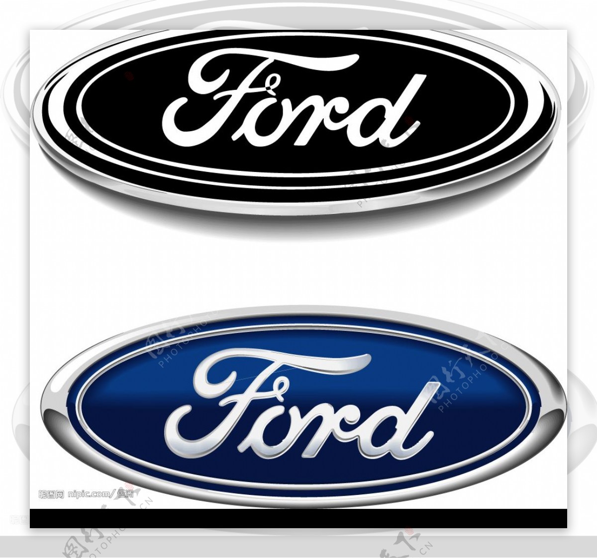 福特汽车立体标志图片