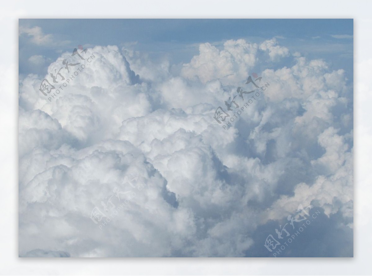天空云海云团图片