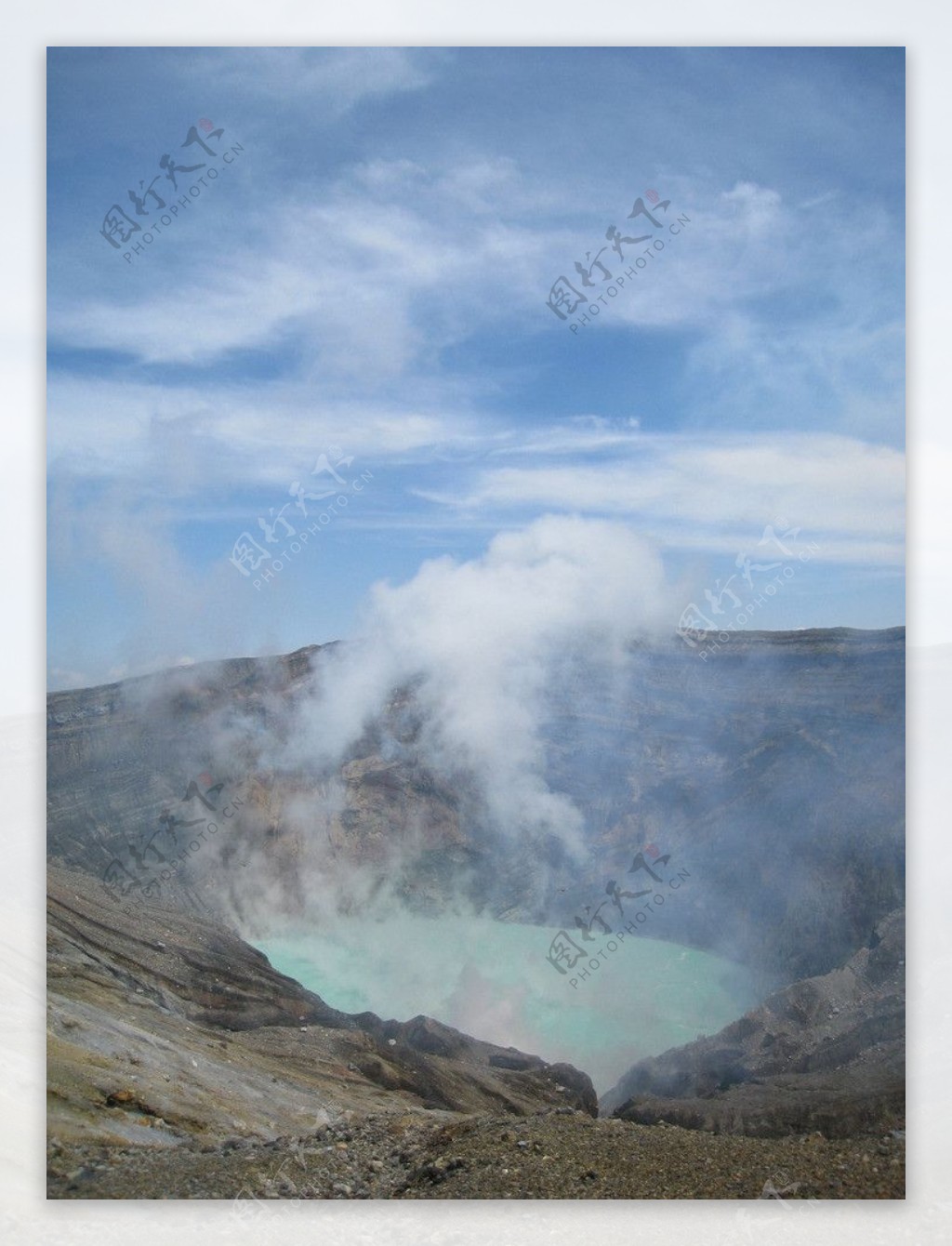 活火山图片