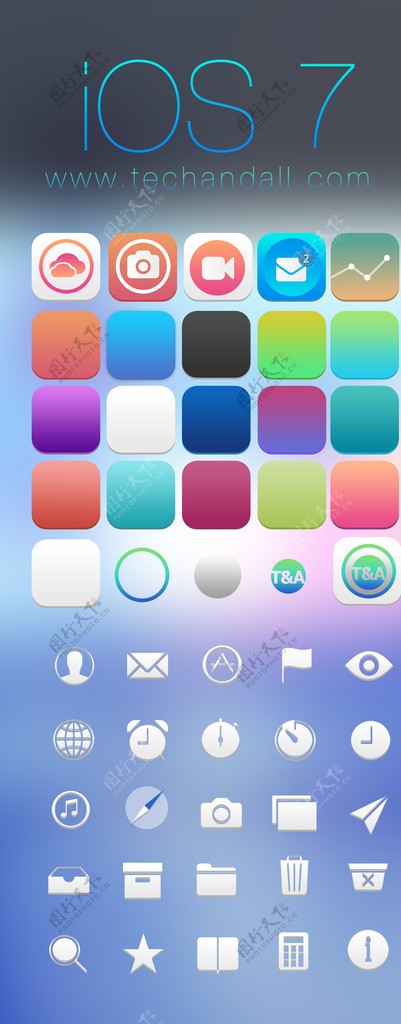 IOS7图标图片