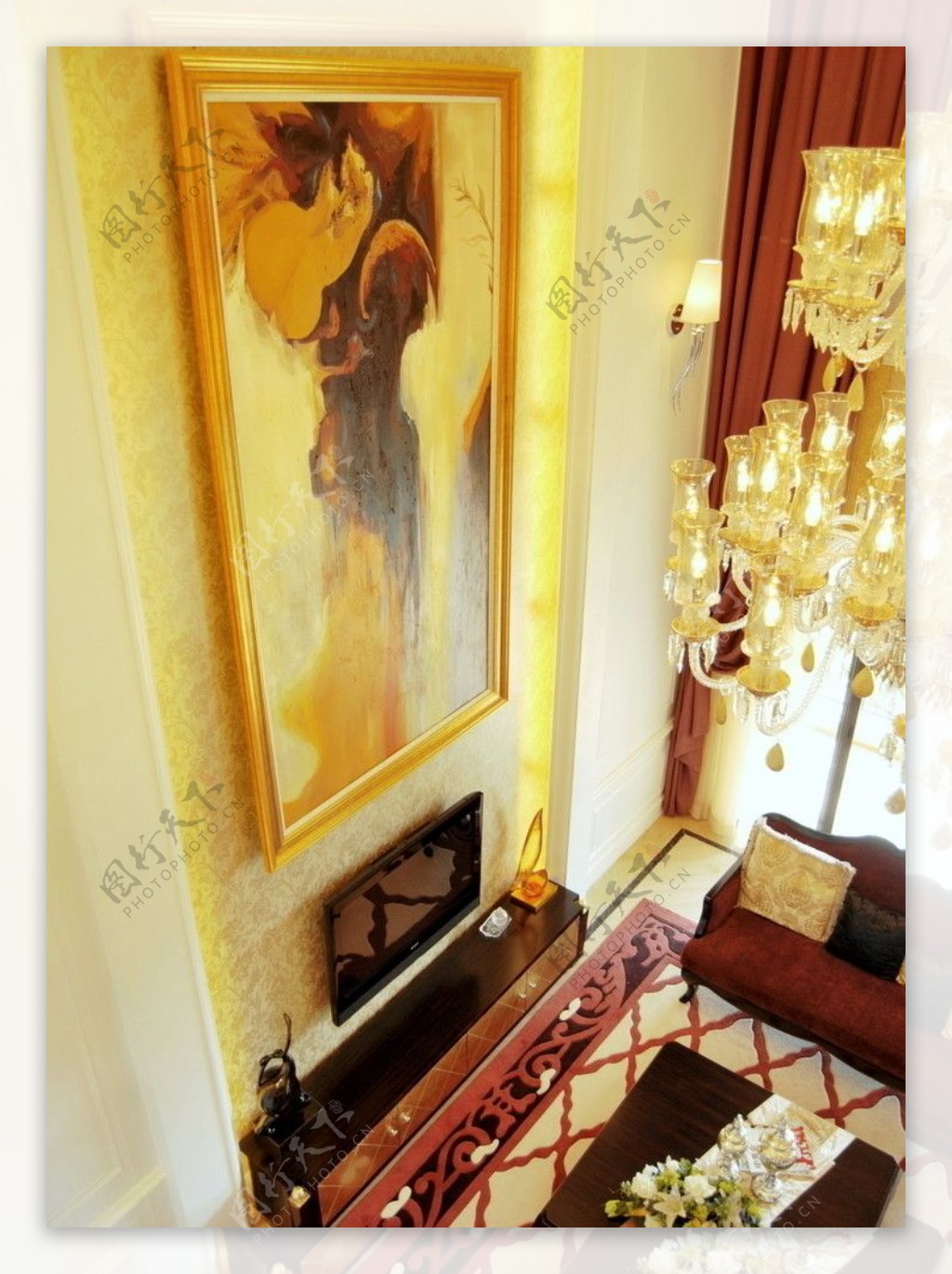 欧美古典装修风格客厅图片