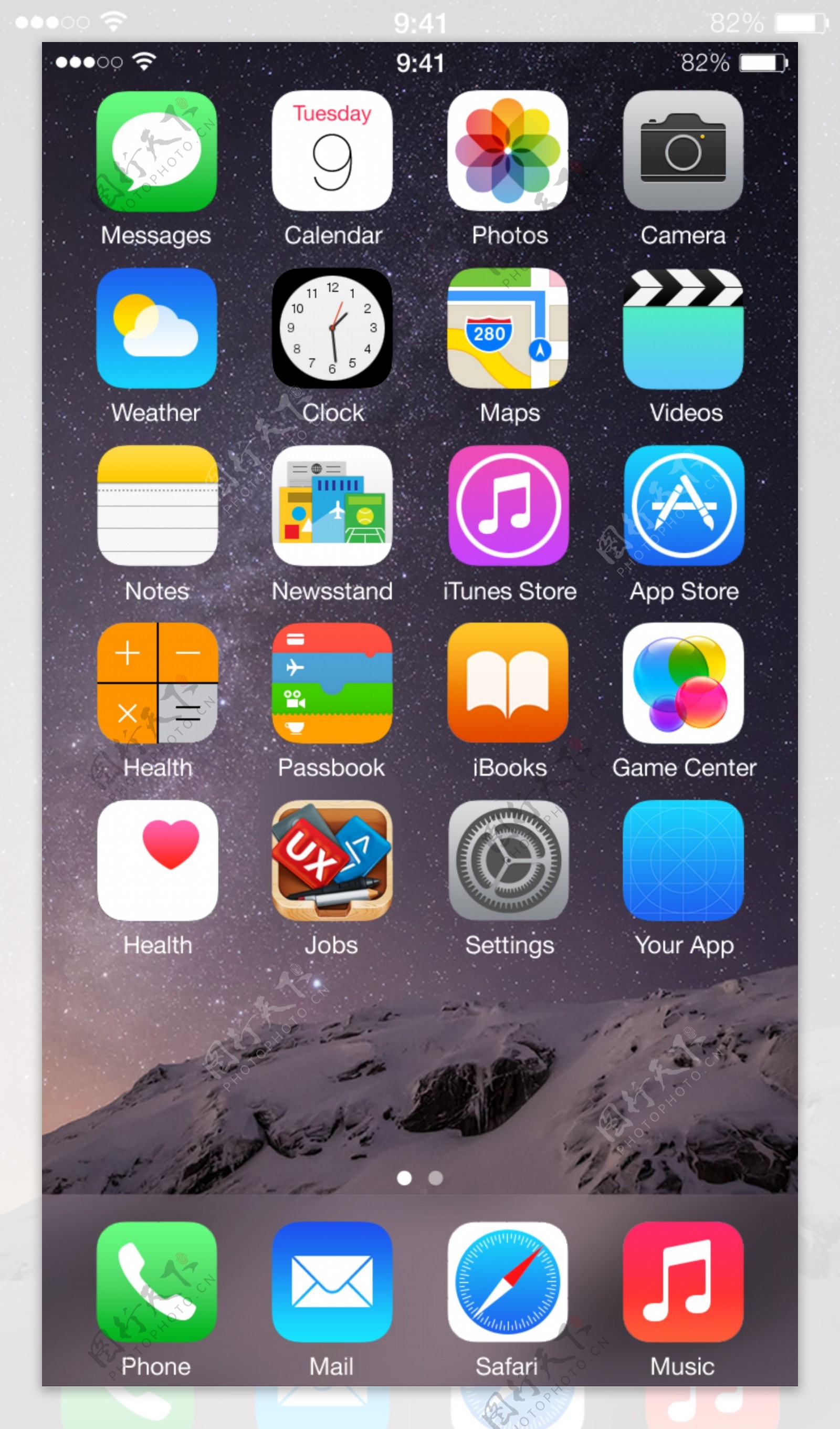 iOS8系统图标图片