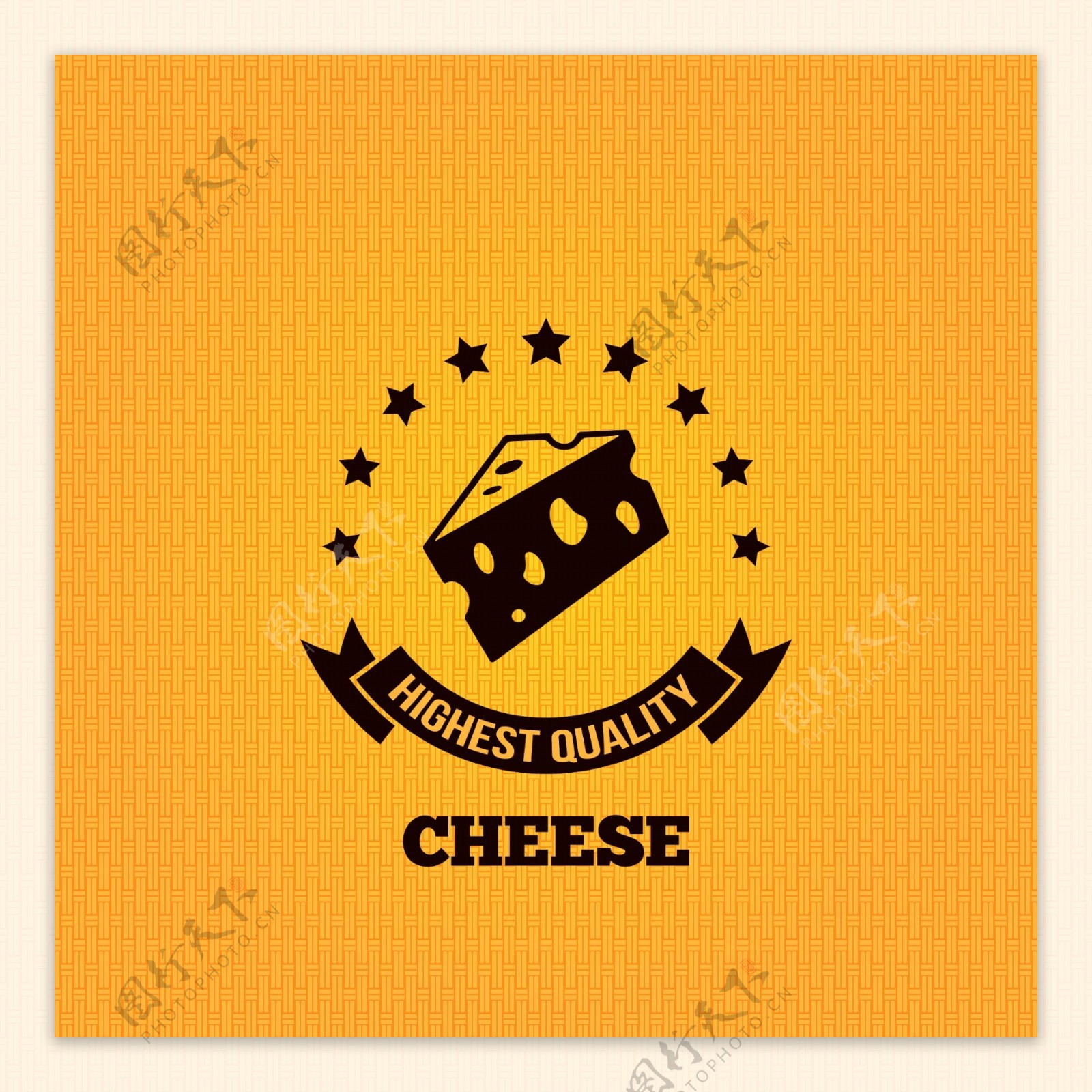 奶酪图标LOGO标志图片