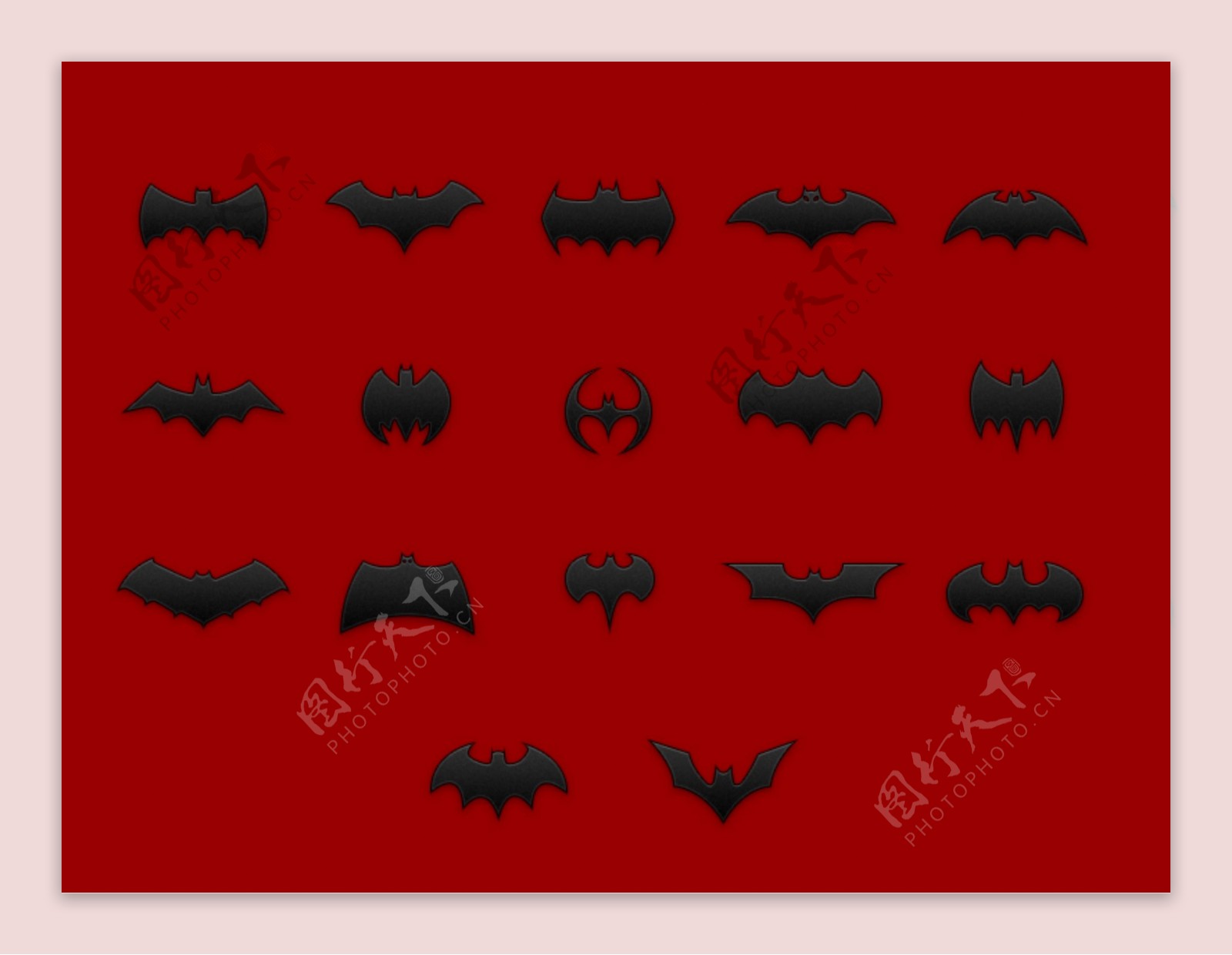 蝙蝠侠系列质感图标图片