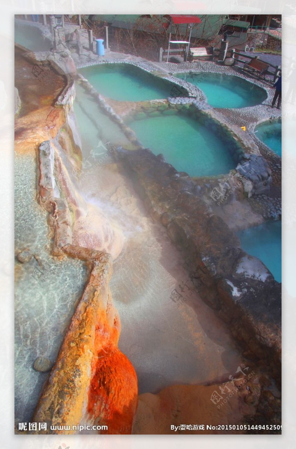 海螺沟冰川温泉图片