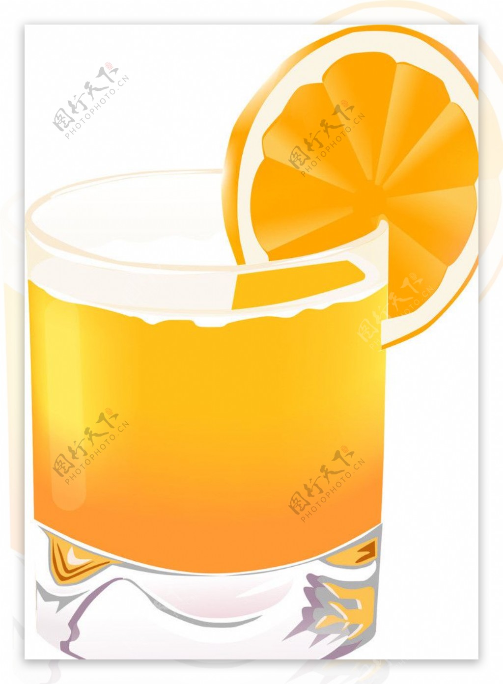 橙汁饮料图片