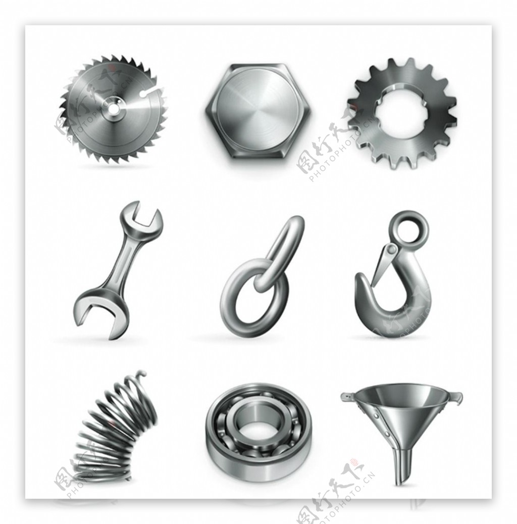 金属工具图标图片
