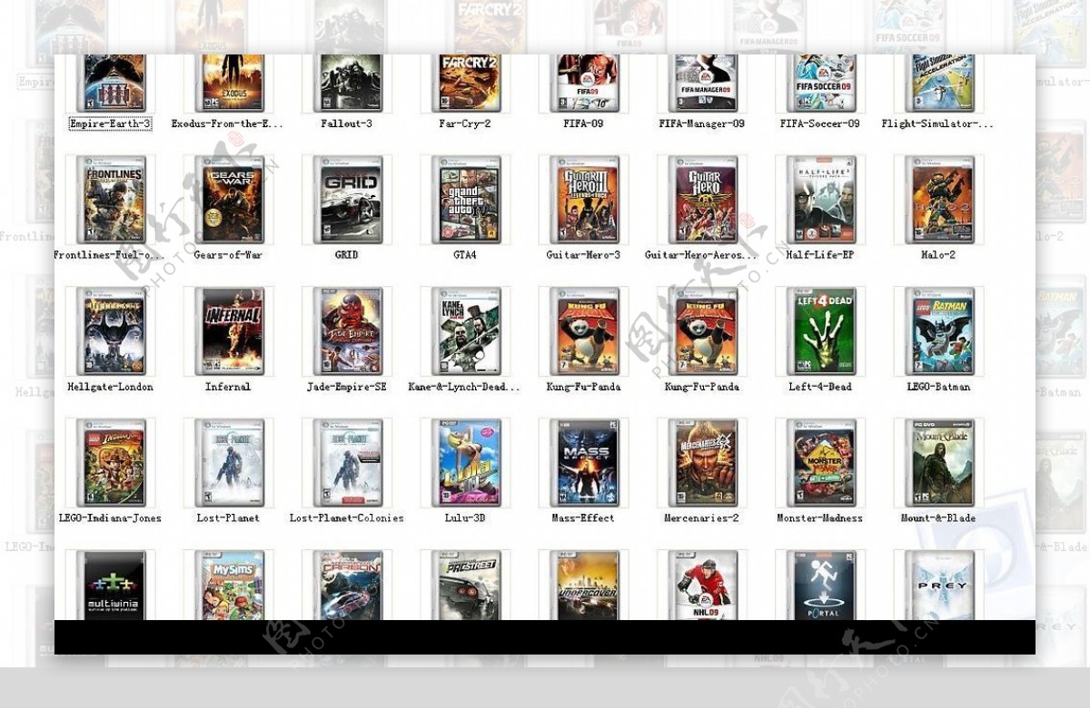 50个电脑游戏和电影封面png图标2图片