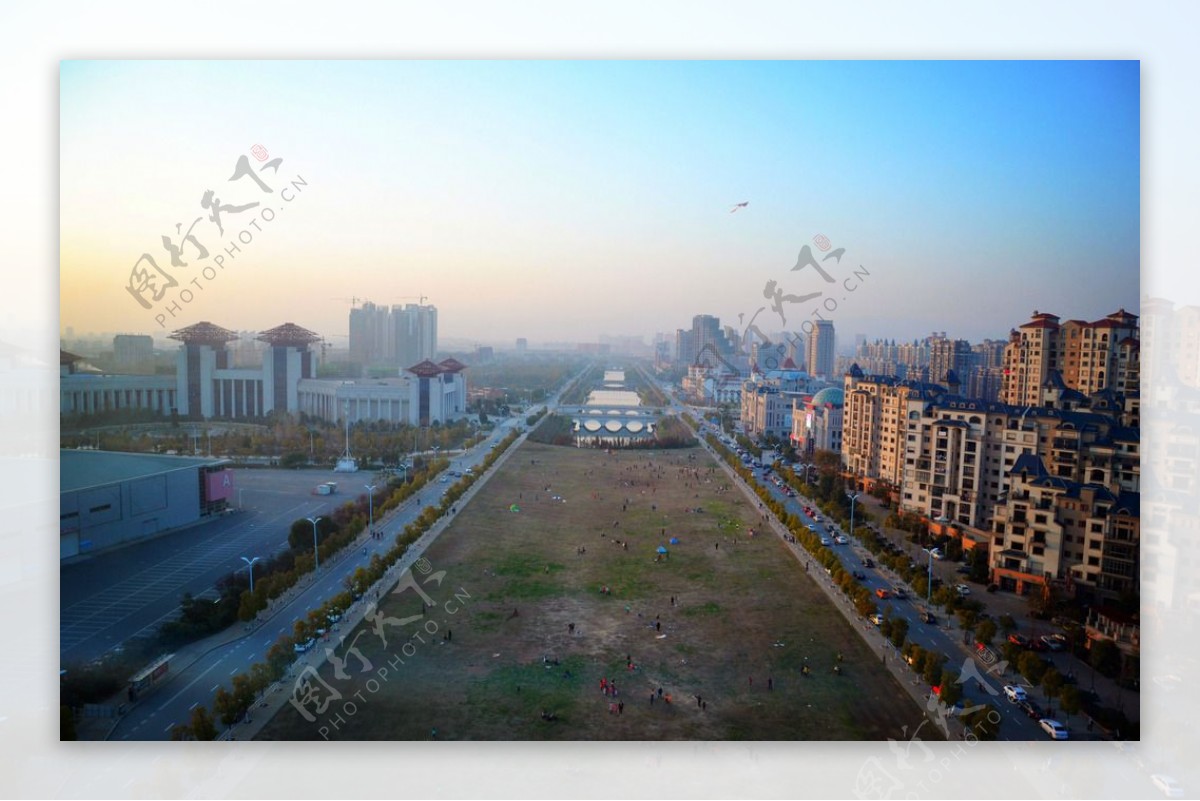 南昌新建县城市中轴图片