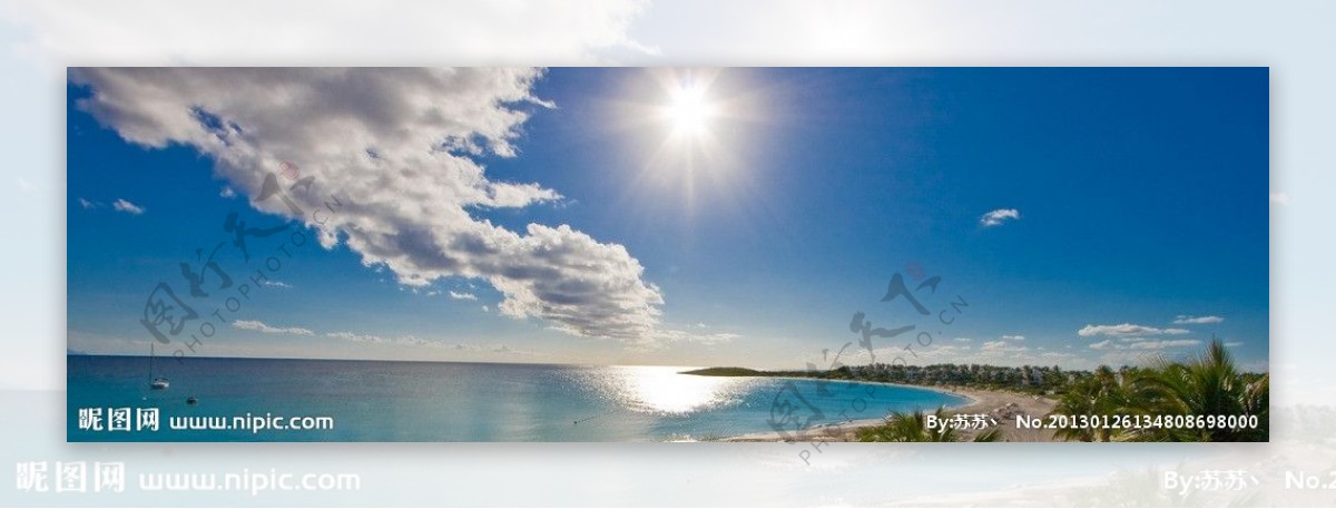 安圭拉岛芒戴斯湾自然美景图片
