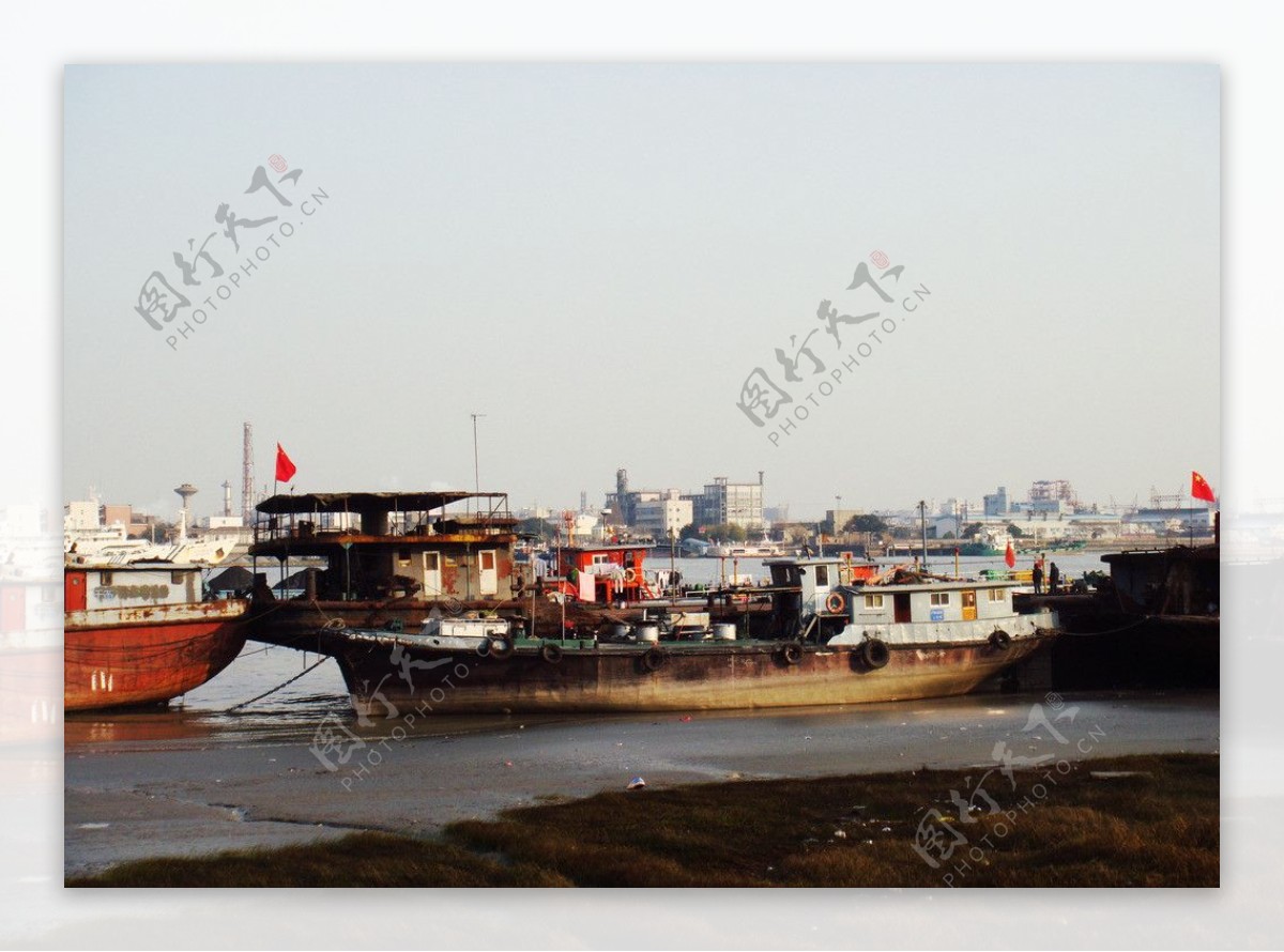 上海黄浦江码头图片