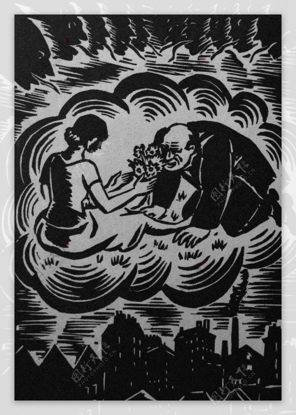 海尔曼183泰尔维柯作品集插图之一19371938年木刻版画图片