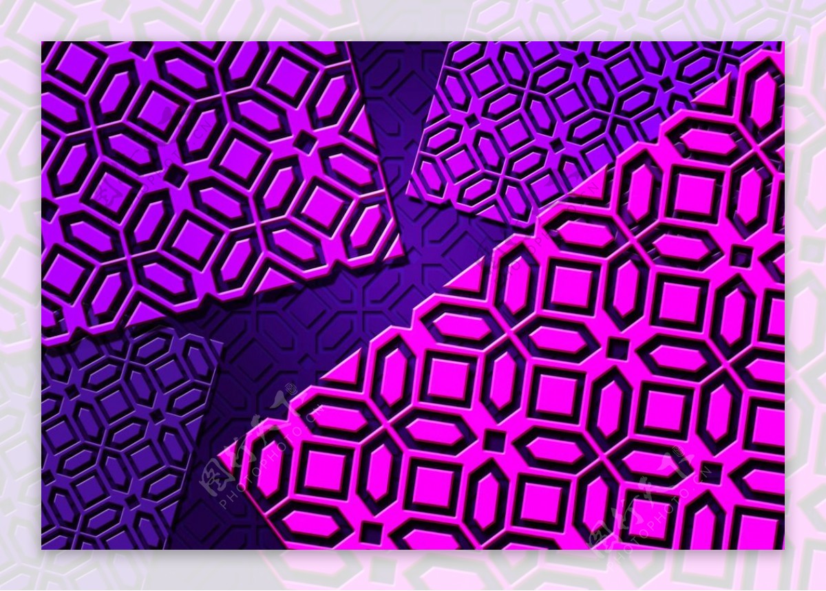 紫色镂空图图片