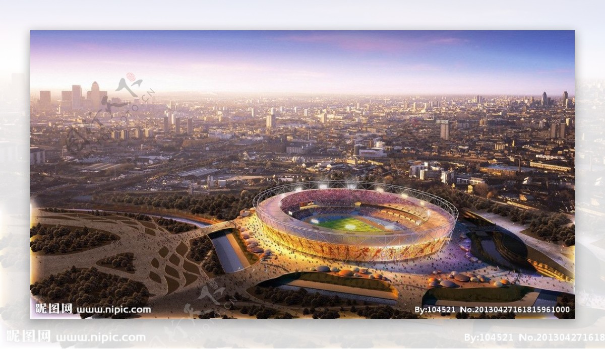 伦敦奥运会全景图片