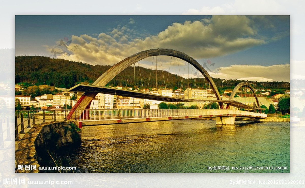 现代桥梁图片