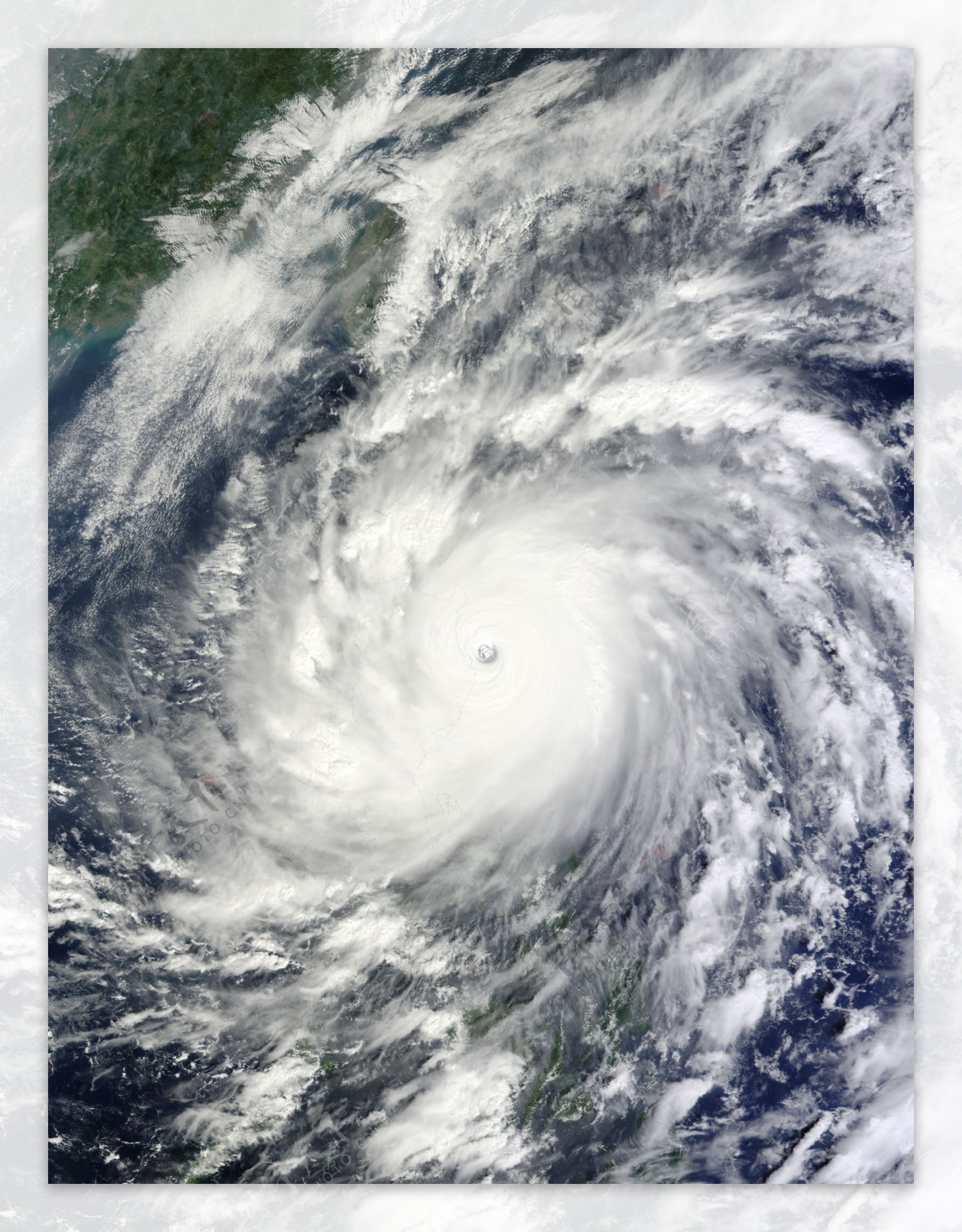 台风云图图片