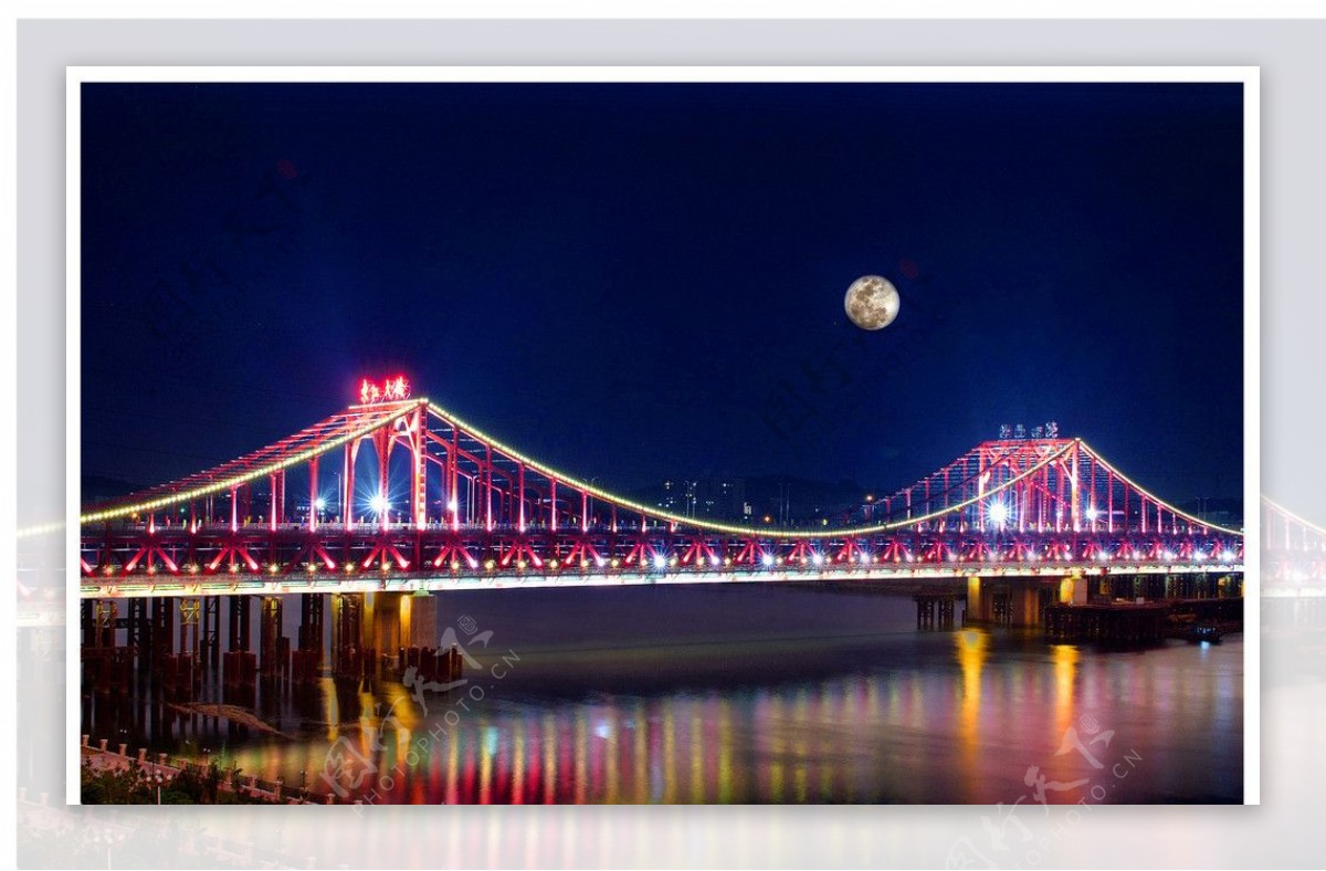 东江大桥夜景图片