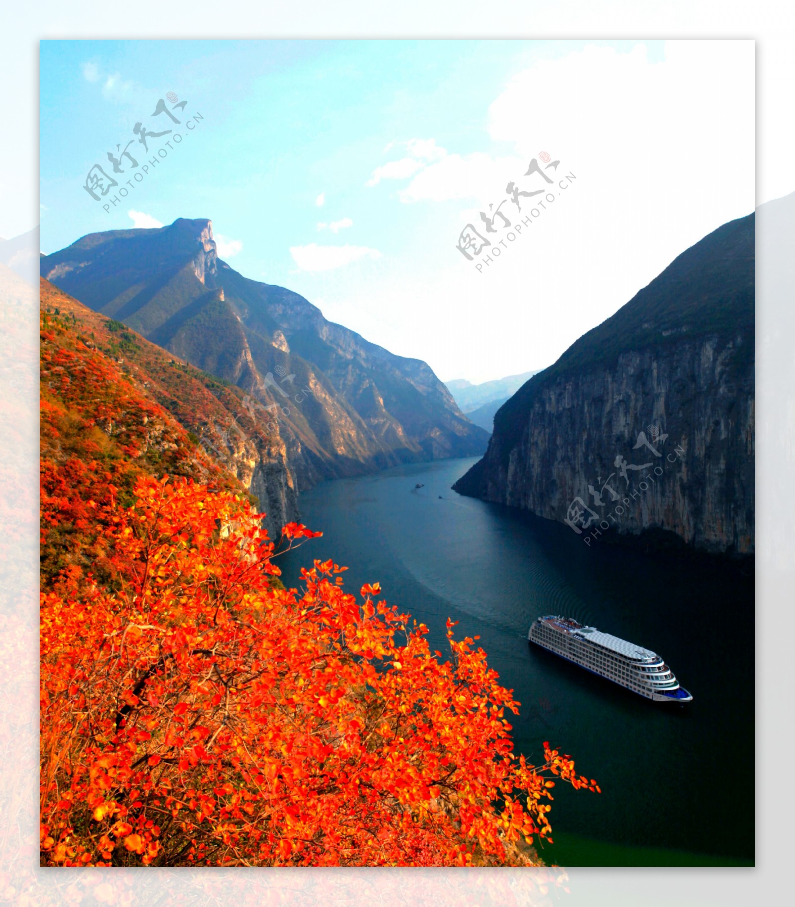 三峡风景图图片