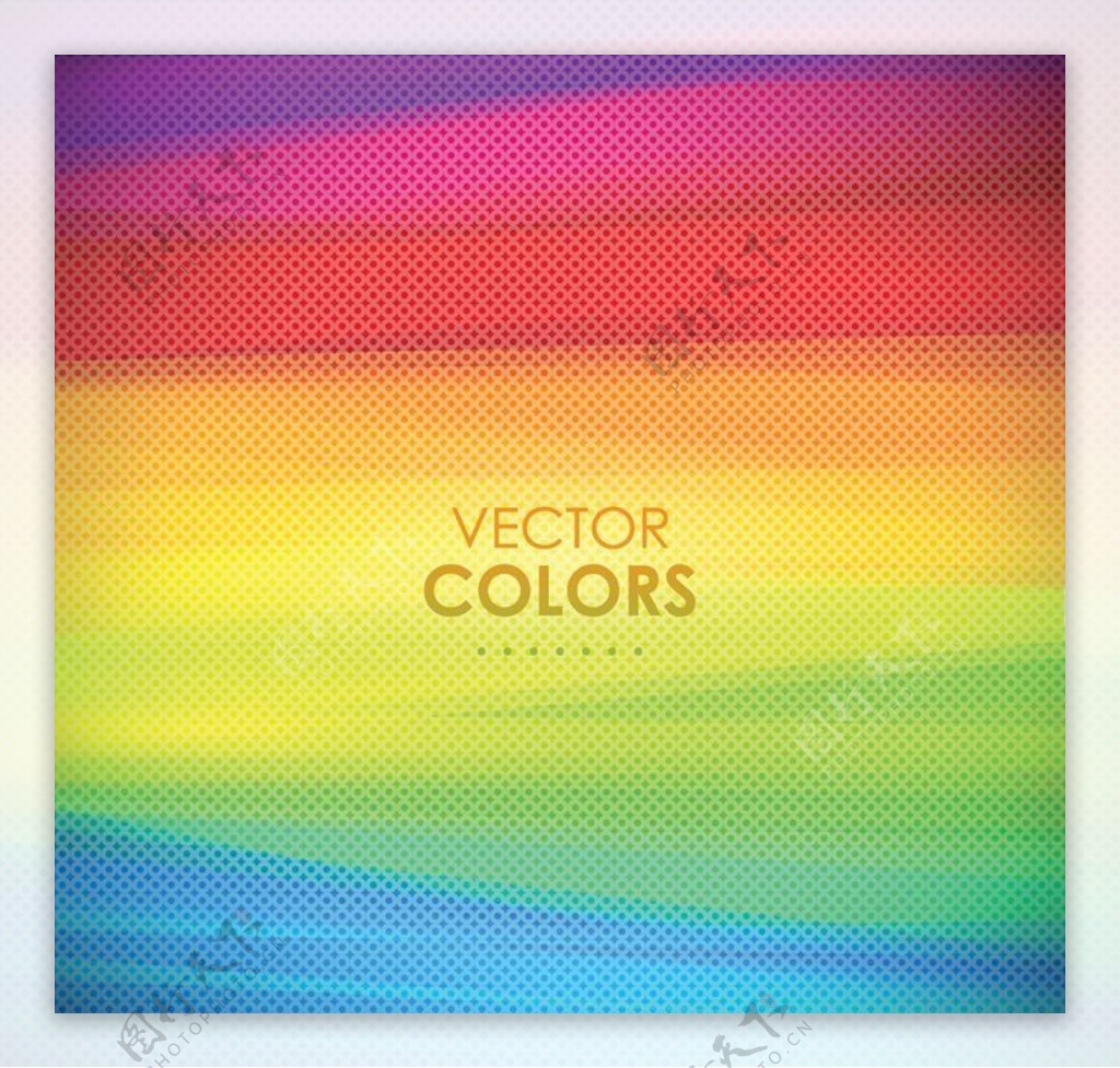 彩虹背景绚丽彩色壁纸图片