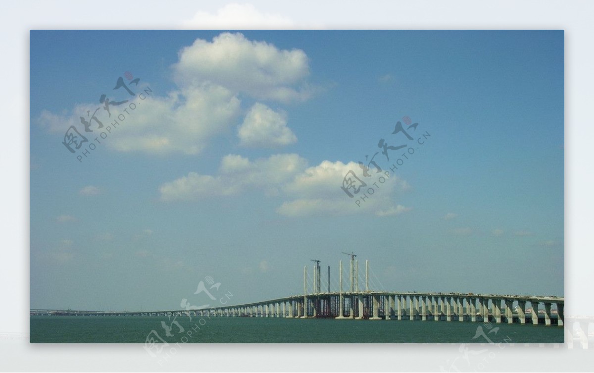 胶州湾大桥图片