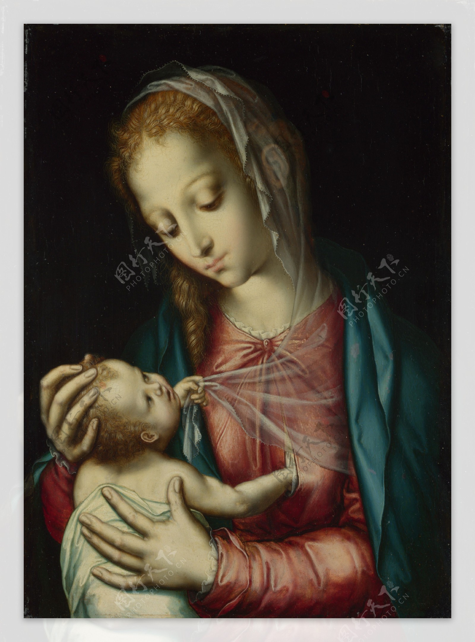 路易斯183德183莫拉莱斯圣母圣婴图片