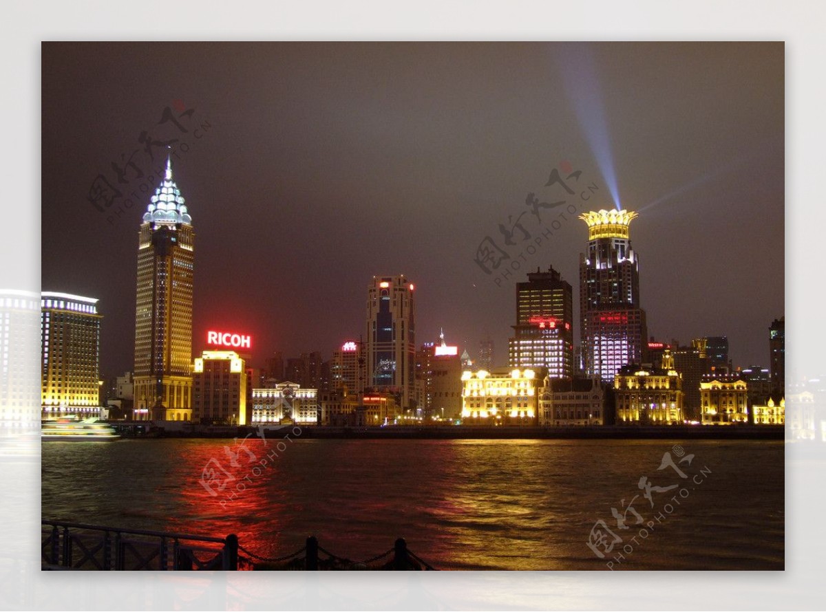 上海夜景华东五市图片